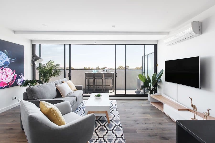 Footscray apartment styled for Airbnb guests