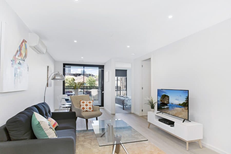 St Kilda apartment styled for guests